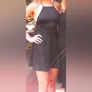 XS Wet Seal Black Open-back Little Black Dress